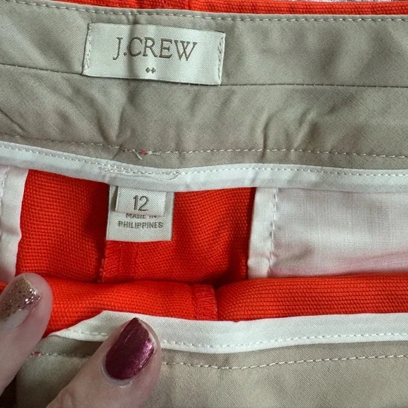 011 J. Crew Orange Shorts - Picture 4 of 4